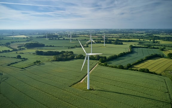 Windpark in Deutschland