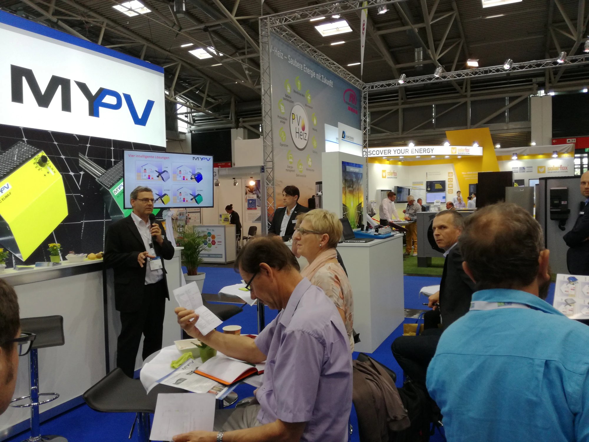 Votrag von my-pv bei Messe Votrag von my-pv bei Messe